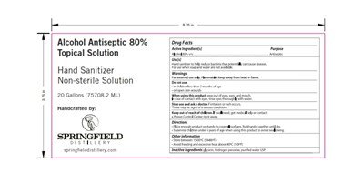 20 Gallon Sanitizer Label (Sanitzer Label 20 Gallon 20)